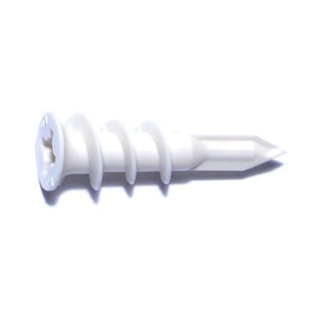 Midwest Fastener Screw Anchor, 1-5/16" L, Plastic, 100 PK 04276